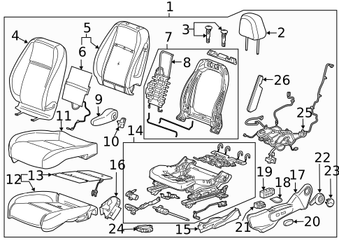 Power Seats for 2020 Chevrolet Trax #0