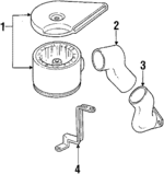 25095791 - Engine: Air Cleaner for Buick: Skyhawk | Pontiac: Grand Am, Sunbird Image