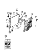 5137723AA - Cooling: Radiator Drain Hose for Chrysler: 300 | Dodge: Challenger, Charger, Magnum Image