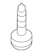 N10666302 - Body: Sun Visor Screw for Porsche Image