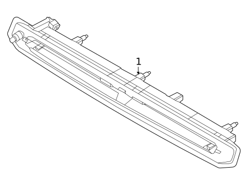 High Mounted Stop Lamp for 2025 Ford Bronco Sport #0