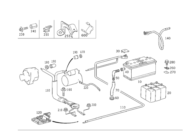 35417501 - Electrical Equipment and Instruments: Battery for Mercedes-Benz Image image