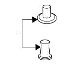 8659028000 - Body: Rear Rocker Molding Fastener for Kia: Amanti, Borrego, Cadenza, EV6, Forte, Forte Koup, Forte5, K5, K900, Niro, Optima, Rio, Rio5, Rondo, Sedona, Sorento, Soul, Soul EV, Spectra, Spectra5, Sportage, Telluride Image