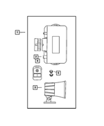 5012164AA - Mopar Accessories - Component Parts: Security Alarm Module for Mopar Image