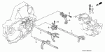 24200P16J02 - Transmission - Manual: FORK, FIFTH GEARSHIFT for Honda Image
