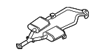 20300AR200 - Exhaust: Resonator &amp; Pipe for Infiniti Image