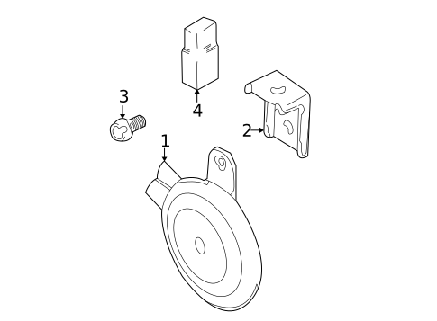 Horn for 2004 Suzuki Vitara #0