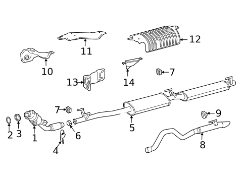 Mufflers for 2019 Mercedes-Benz Sprinter 1500 #0