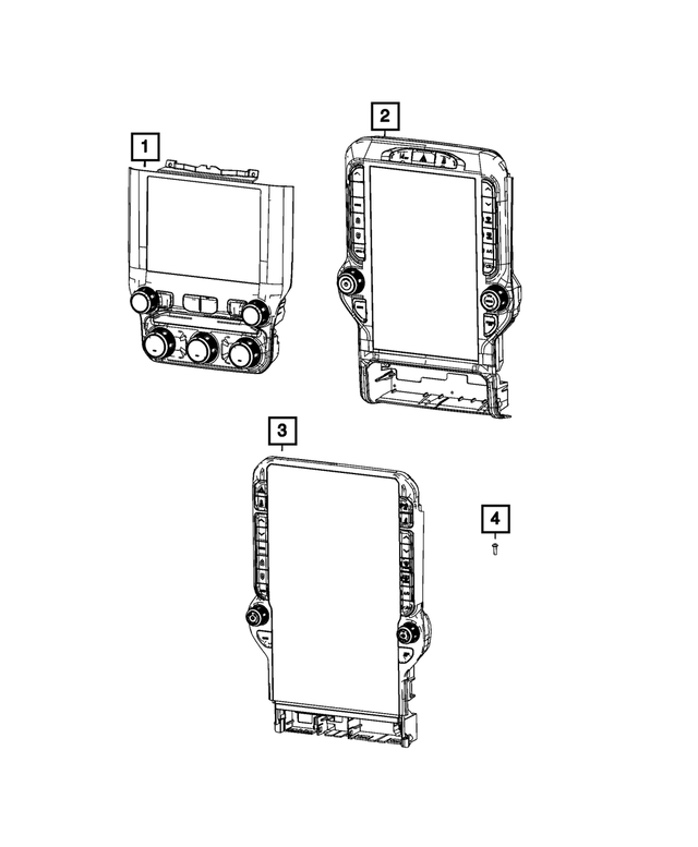 68533612AE - : Center Stack Controls for Mopar Image