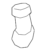 6366930040 - Body: Drain Hose Grommet for Lexus: GS F, GS Turbo, GS200t, GS300, GS350, GS450h, GX550, IS200t, IS250, IS300, IS350, IS500, LS460, LS600h, LX600, LX700h, NX250, NX350, NX350h, NX450h+, RC F, RC200t, RC300, RC350, RX350, RX350h, RX350L, RX450h+, RX450hL, RX500h, TX350, TX500h, TX550h+, UX200, UX250h, UX300h Image