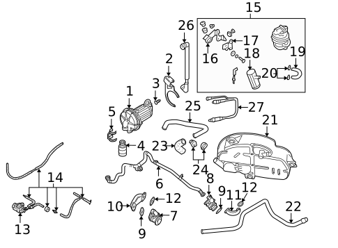 EGR System for 2002 Volkswagen Passat #0