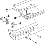 22529712 - Body: Face Bar for Oldsmobile: 98 Image