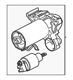 12418574102 - Electrical: Starter for BMW: 328d, 328d xDrive, 535d, 535d xDrive, 740Ld xDrive, 740Li xDrive Image
