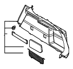 51475A41000 - Body: Wheelhouse Trim for BMW: X6 Image