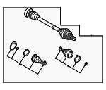 3QF501204B - Suspension: Axle Assembly for Volkswagen: Atlas, Atlas Cross Sport Image
