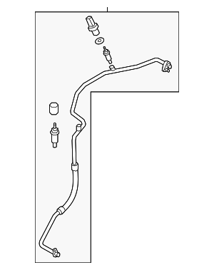 5Q0816741C - HVAC: A/C Refrigerant Liquid Hose for Audi Image