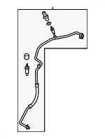 2016-2024 Audi - A/C Refrigerant Liquid Hose