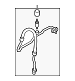 5Q0816743E - : Suction Hose for Audi: A3, A3 Quattro, S3, TT Quattro, TTS Quattro Image