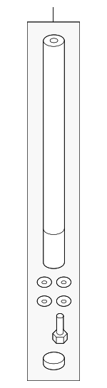 5Q0298403D - HVAC: Dehydrator for Audi: A3, A3 Quattro, A3 Sportback e-tron, Q3, S3, TT Quattro, TTS Quattro Image