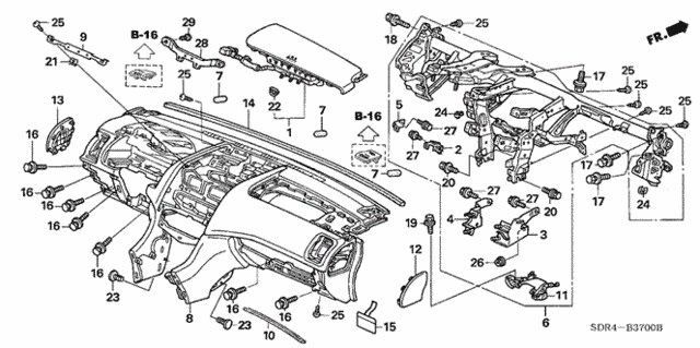 Instrument Panel for 2007 Honda Accord #0