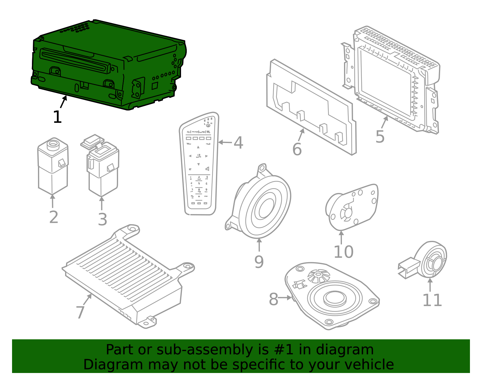 36050651 - High-Quality Radio Control Unit for 2011-2016 Volvo ...