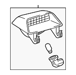 8157012350B0 - Electrical: High Mount Lamp for Toyota: Yaris Image
