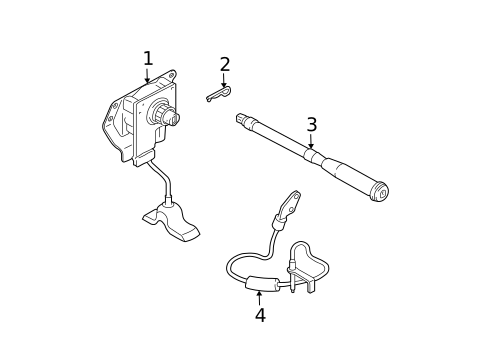 Spare Tire Carrier for 2006 Mazda Tribute #0