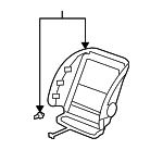 81528SWAA22ZA - Body: Seat Back Panel for Honda: CR-V Image