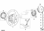 32346790393 - : Airbag Module, Driver Side for BMW Image