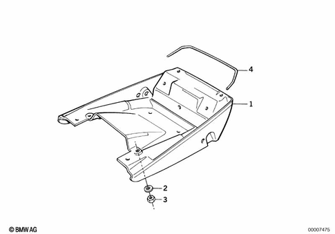 Tail Trim for 1990 BMW-Motorrad K 75 C #1