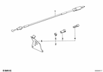 32731457014 - : Accelerator Bowden Cable for BMW-Motorrad Image
