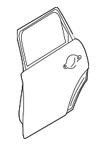 41007438598 - : Door Shell for Mini: Cooper Countryman Image