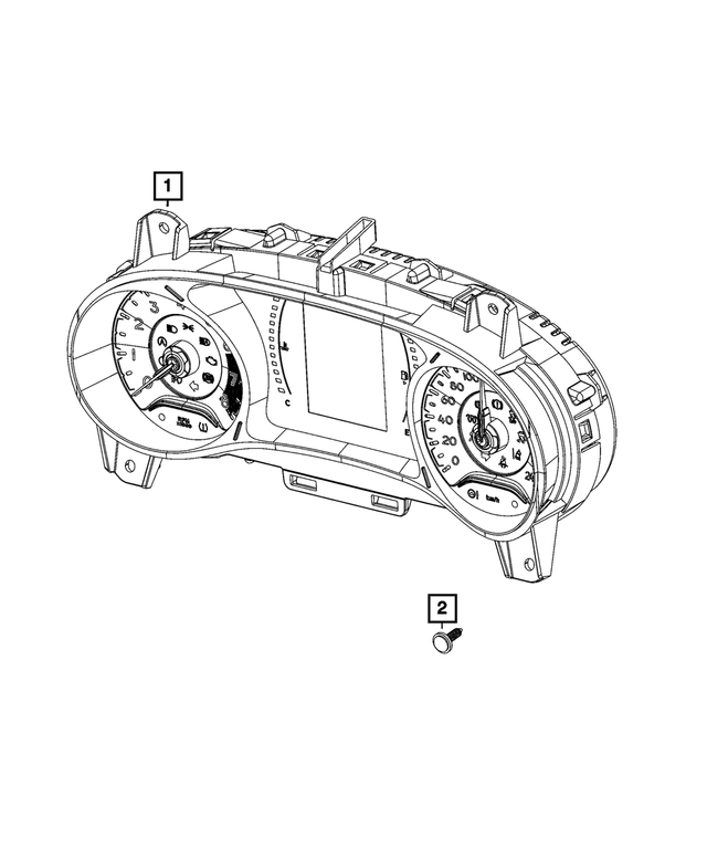 68449344AL - : Instrument Panel Cluster for Mopar Image