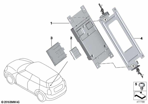 Car Telephone, Built-in for 2020 Mini JCW GP #0