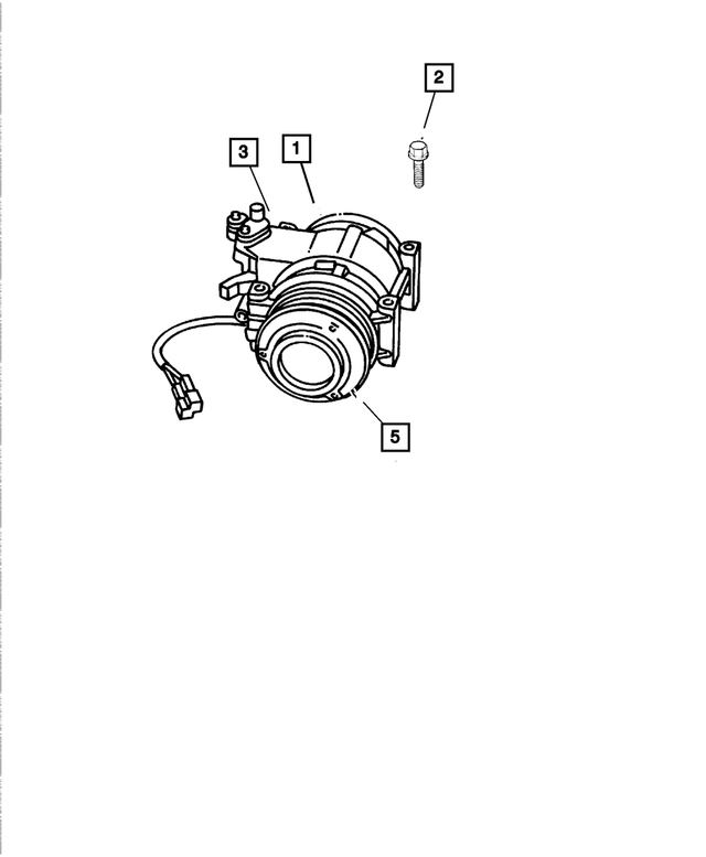 6034244 - Air Conditioning &amp; Heater: Hex Head Screw And Washer for Mopar Image