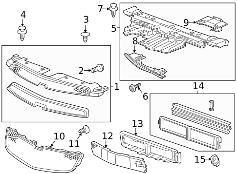 Grille & Components for 2012 Chevrolet Cruze #0
