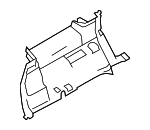 8A8Z7431113AB - Body: Lower Quarter Trim for Ford: Flex Image