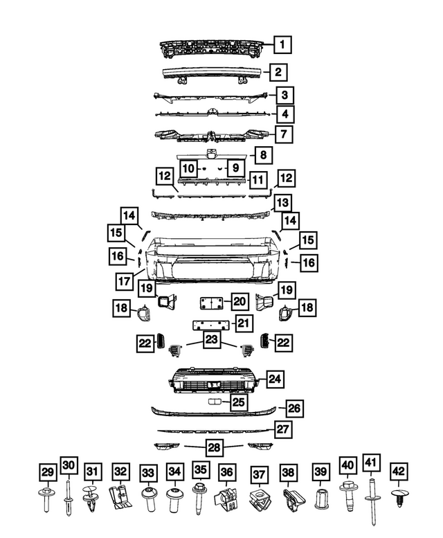 7MB64DX8AC - : Inner Spoiler for Mopar Image