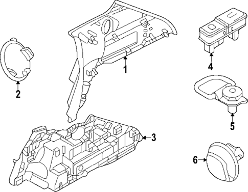 Interior Trim - Quarter Panels for 2025 Dodge Hornet #0