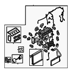 LR072122 - : AC &amp; Heater Assembly for Land-Rover Image