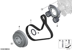 11285A6F412 - : Belt Tensioner for BMW Image