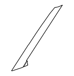 86250CV000 - Body: Windshield Pillar Trim for Kia: EV6 Image