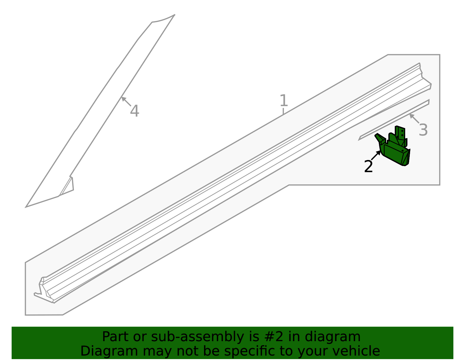 86828-CV000 - Deflector 2022-2024 Kia EV6 | Kia.Parts Store