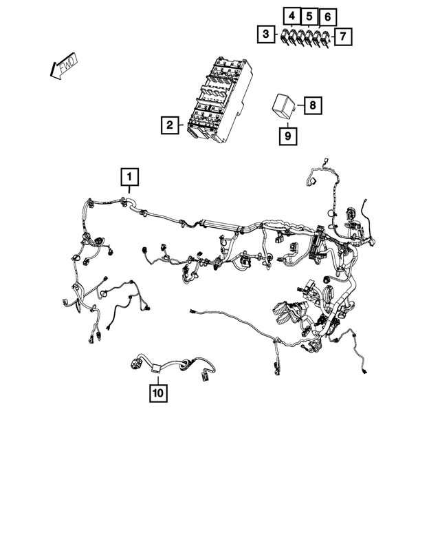 68643279AA - : A/c Relay for Mopar Image