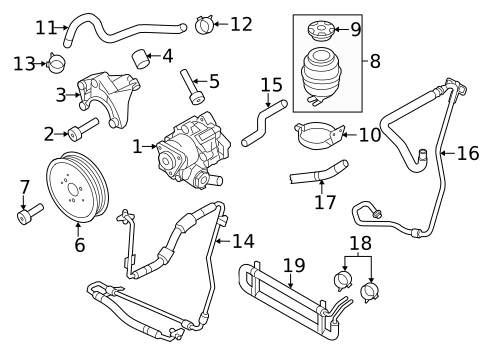 Pump & Hoses for 2009 Audi Q5 #0