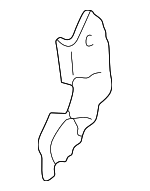 42050AA000 - Emission System: Vapor Canister Bracket for Subaru Image