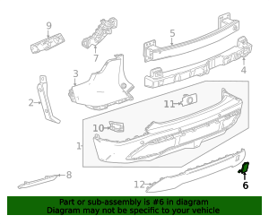 2025-2026 Chevrolet Equinox Tow Eye Cap 26347370 GM | GMPartsDirect.com