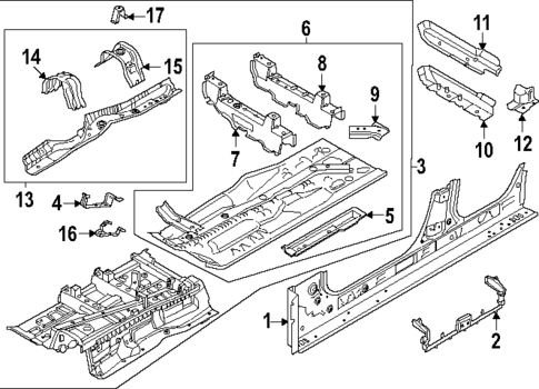 Floor & Rocker for 2025 BMW X3 #0