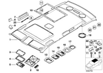 51448171515 - Vehicle Trim: Frame F Hands Free Telephone for BMW Image