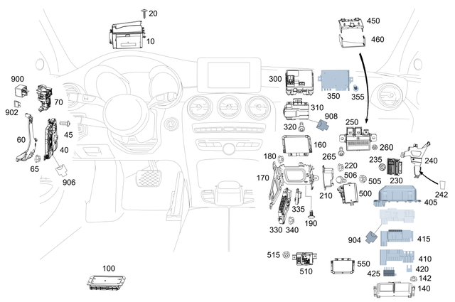 2059001513 - : Control Unit for Mercedes-Benz Image
